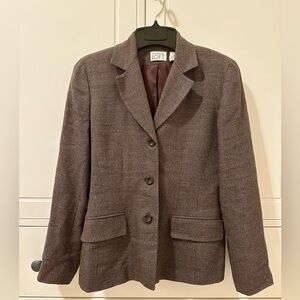 Ann Taylor LOFT vintage brown blazer jacket